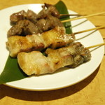 Yakitori Zen - 豚バラ２１０円砂肝１３５円