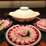 和食 有土 - ブリしゃぶコース