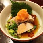 金町製麺 - 自家製あん肝ポン酢