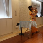 ラ・ロシェル - 食後はオカリナ演奏を楽しみました