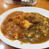 カレー屋ＤＥＮ - 豚カツのあいがけ