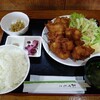 肉料理 たたら - 若鶏の唐揚げ定食¥800〜ご飯大盛り＋¥100