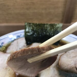 とらや分店 村田や - モモチャーシュー厚み