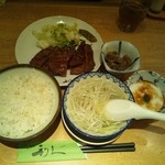 利久 東京ソラマチ店 - 牛タン定食 白とろろ
