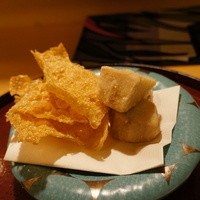出逢ひ茶屋 おせん - 海老芋と湯葉のあげたん