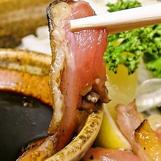 Impressive taste “Japanese-faced chicken tataki”