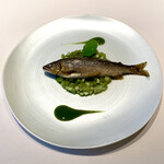 レストラン オオツ - 鮎のコンフィ