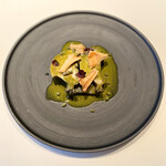 レストラン オオツ - 鮑と肝のソース