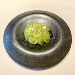 レストラン オオツ - シャインマスカットとクリームチーズ