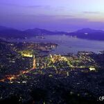 寿食堂 - 灰ヶ峰から見える夜景（呉市HPからの参考画像）