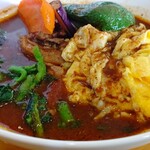 Ki tarou - 角度を変えて②。抜群の人気「菜の花」とオムレツ卵。スープに合って「でぇれぇ  うみゃあ❗」