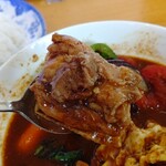 木多郎 - 骨無し鶏もも肉。チキンレッグが苦手なので「骨無し」で良かった❗鶏肉の旨味がチキンとする❗