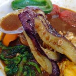 木多郎 - ナス。トロトロで素揚げとの相性よし❗