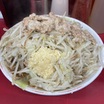 ラーメン二郎 - ラーメン小　ニンニク　ヤサイマシ　アブラマシマシ