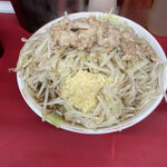 ラーメン二郎 - ラーメン小　ニンニク　ヤサイマシ　アブラマシマシ