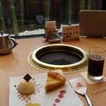 焼肉の名門 天壇 桂五条店 - デザートプレート