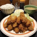 グリルさんか亭 - カキフライ定食 1660円