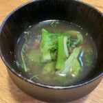 ら すとらあだ - 和牛と葉物のお椀