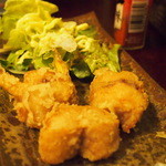 炭火焼鳥 鳥里 - ふぐのから揚げ