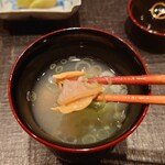 伯雲 - 浅蜊のお吸い物