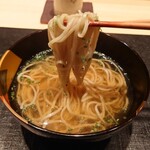 伯雲 - 鼈のお出汁の温かいお蕎麦