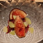 伯雲 - 長野県産巨峰のソルベとシャインマスカット、佐渡産黒無花果