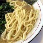 Yoshinoken - 大橋製麺多摩の中太ストレート麺。