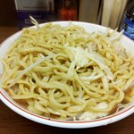 ラーメン二郎 - 天地返し失敗