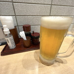 炭火焼牛タン 仙台 なとり - 生ビール