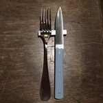 Bisutoro Radore - 肉用フォーク、ナイフ