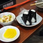 寛松ジンギスカン - 〆にはお母さんのおにぎりを是非