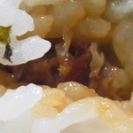 寛松ジンギスカン - おにぎりの中身です