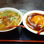 松華亭 - ベトコンラーメンと天津飯のセット
