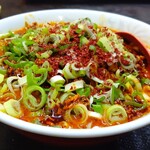 松華亭 - ネギ盛り豚辛麺6辛