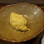 鮨 波づき - かぼちゃの牛乳豆腐