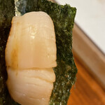 鮨 波づき - ホタテ磯辺焼き