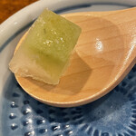 鮨 波づき - 山葵　シャーベット