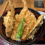 魚椋 - オールスター天丼（1300円）