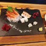 五郎 万代店 - アオリイカ、のどぐろ、南蛮えび、新潟トリオ。