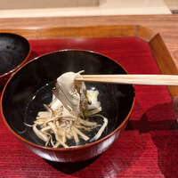 ふく吉 - 松茸とカマスの吸い物