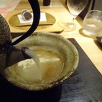 汐見 - 〆の蕎麦湯