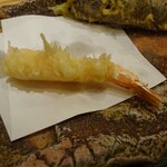 汐見 - 車エビの天ぷら