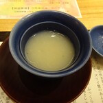 汐見 - 最初の蕎麦湯