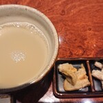 手打ちそば　遠山 - 焼酎 蕎麦湯割り 