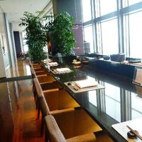 寿司割烹 「ともづな」 ヒルトン福岡シーホーク - カウンターからの眺めは素敵ですね。 