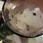 さとう - お口直しにソルベ。