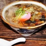 そば処 薬師 - 「山菜そば（温）」\850です(11/27UP)