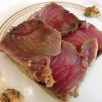 キノシタ - 【'12/11/25撮影】デジュネ 1900円 のカツオの瞬間燻製とアボカドのサラダ