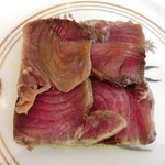 キノシタ - 【'12/11/25撮影】デジュネ 1900円 のカツオの瞬間燻製とアボカドのサラダ