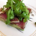キノシタ - 【'12/11/25撮影】デジュネ 1900円 のカツオの瞬間燻製とアボカドのサラダ
